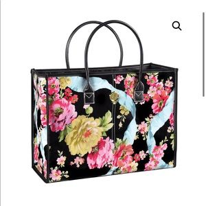 Anna Griffin Rose Ribbon Black All Purpose Tote